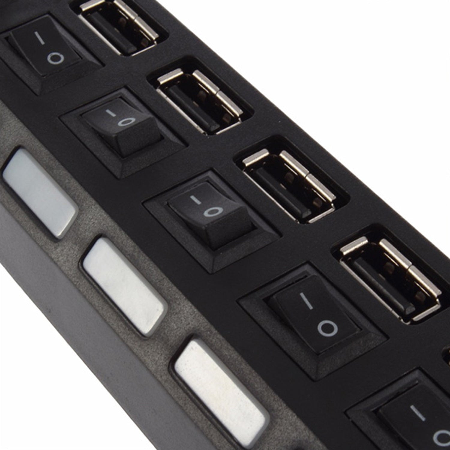 6994 USB Splitter Multi Port USB 2.0 Hub, 7 Port with Independent On/Off Switch and LED Indicators USB A Port Data Hub, Suitable for PC Computer Keyboard Laptop Mobile HDD, Flash Drive Camera Etc 6994 USB Splitter Multi Port USB 2.0 Hub, 7 Port with Independent On/Off Switch and LED Indicators USB A Port Data Hub, Suitable for PC Computer Keyboard Laptop Mobile HDD, Flash Drive Camera Etc